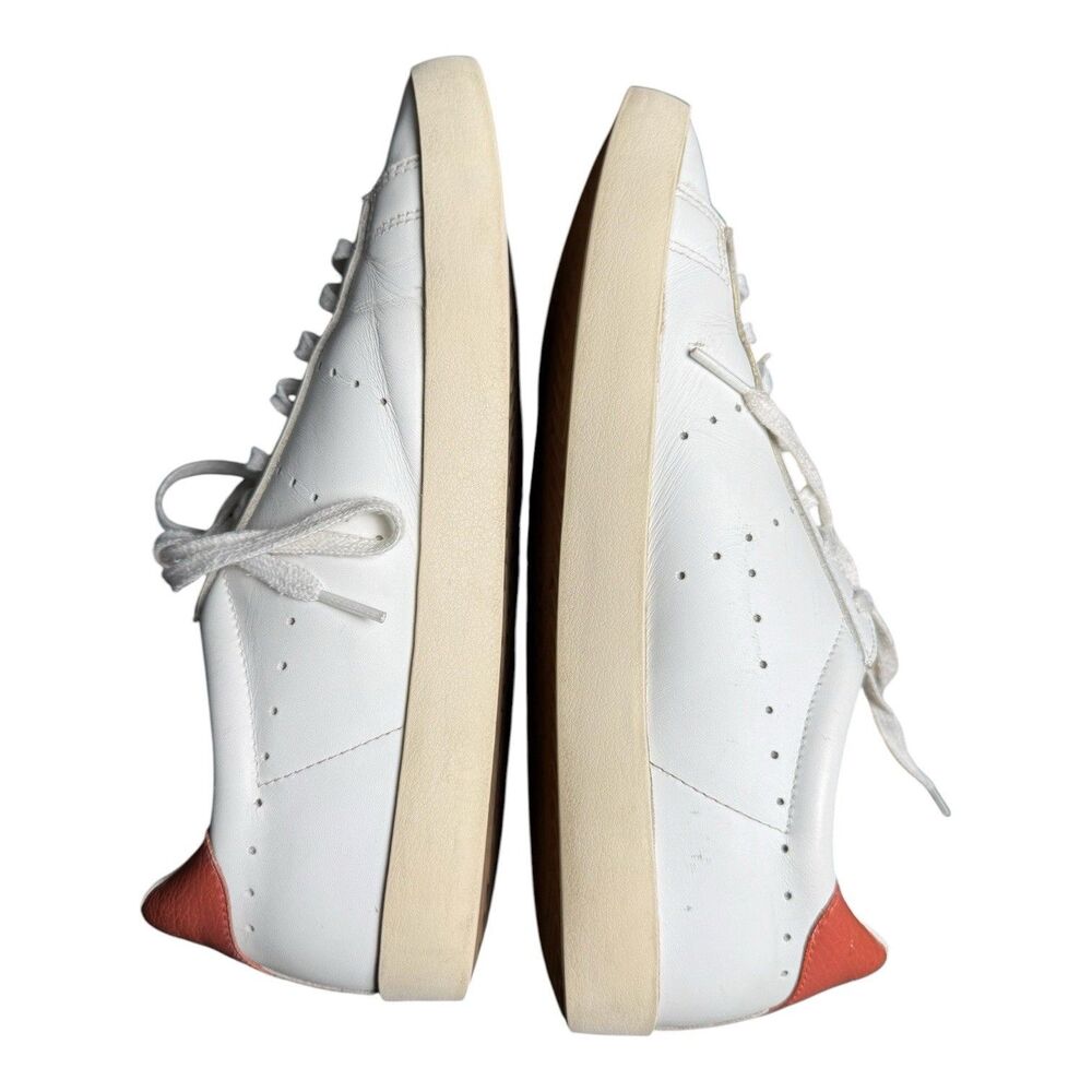 Gola Nova Safari Sneakers Size 9 White Red Leather Animal Print Retro Y2K - Picture 6 of 8